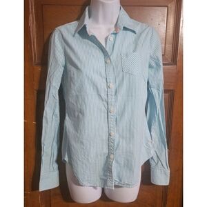 American Eagle Outfitters Woman's Striped "Favorite Shirt" Button Down Shirt